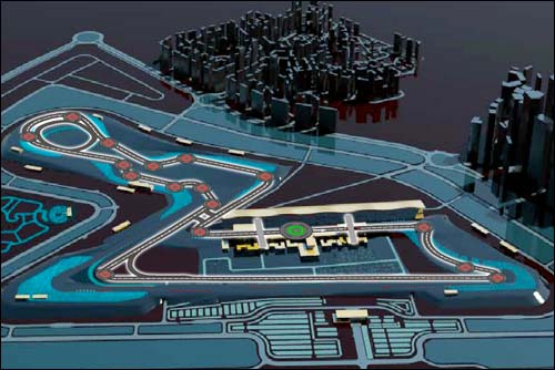 Схема индийской трассы