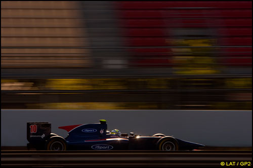 Маркус Эрикссон на тестах в Барселоне