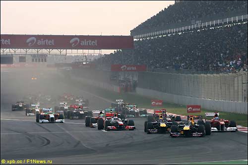 Старт Гран При Индии