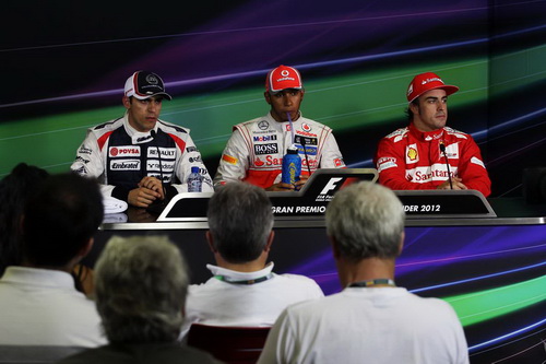 Гран При Испании. Пресс-конференция в субботу