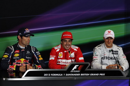 Гран При Великобритании. Пресс-конференция в субботу