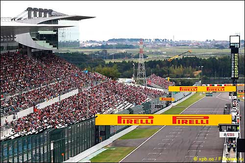 Стартовое поле Гран При Японии 2012