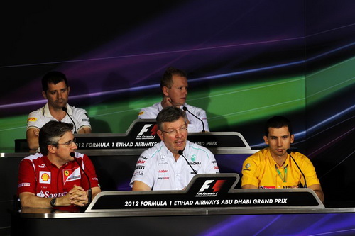 Гран При Абу Даби. Пресс-конференция в пятницу