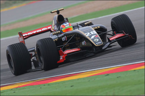 Ричи Стэнэвэй на тестах WSR в Альканисе