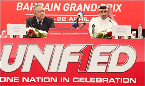 Пресс-конференция, посвященная предстоящему Гран При Бахрейна