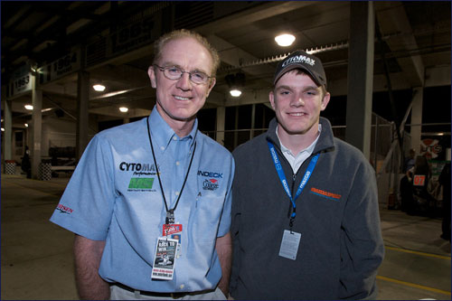 Конор Дэли со своим отцом Дереком