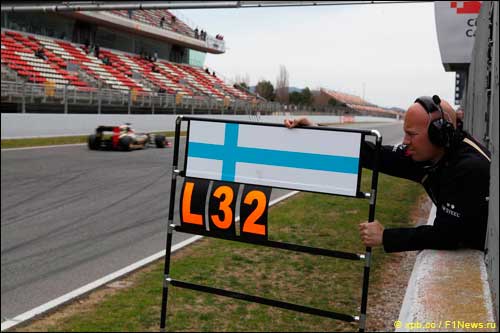 Тесты в Барселоне