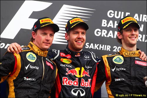 Подиум Гран При Бахрейна