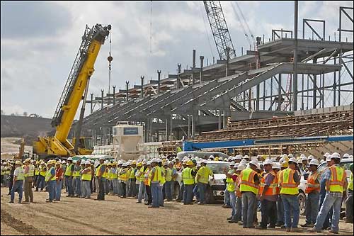 Строительство трассы в Остине идет полным ходом
