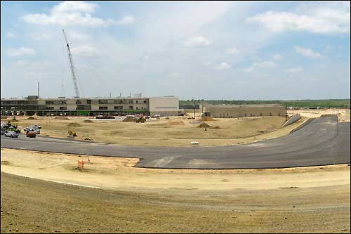Стоящийся автодром в штате Техас