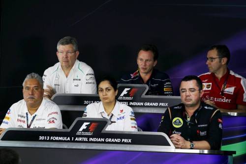 Гран При Индии. Пресс-конференция в пятницу