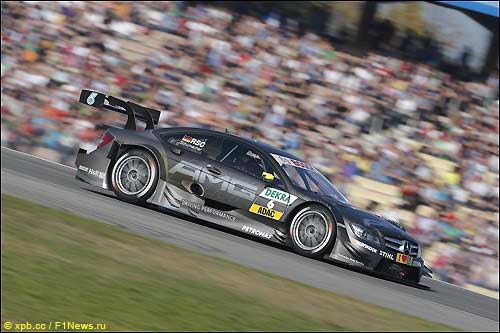 Ральф Шумахер за рулем Mercedes AMG, Хоккенхайм, 2012 год