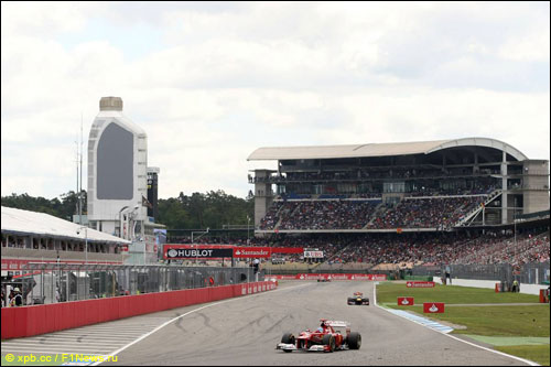 Фернандо Алонсо на Гран При Германии'12