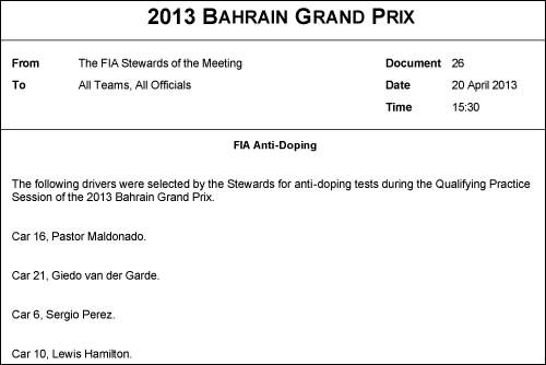 Протокол решения стюардов