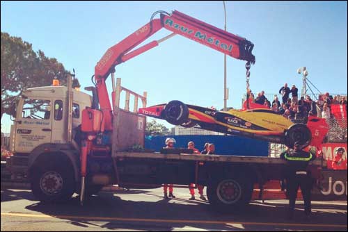 Эвакуация машины Вандорна