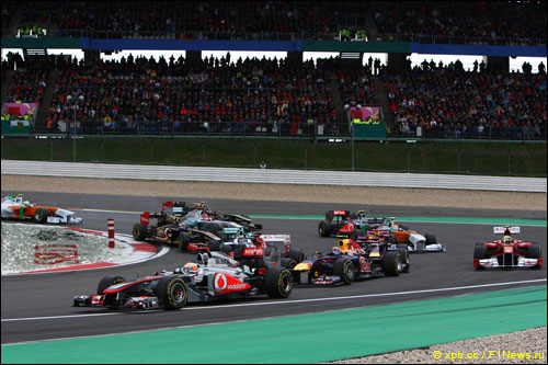 Старт Гран При Германии, 2011 год