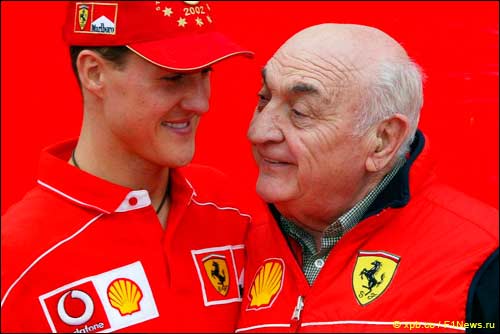 Михаэль Шумахер и Хосе-Фройлан Гонсалес, 2002 год