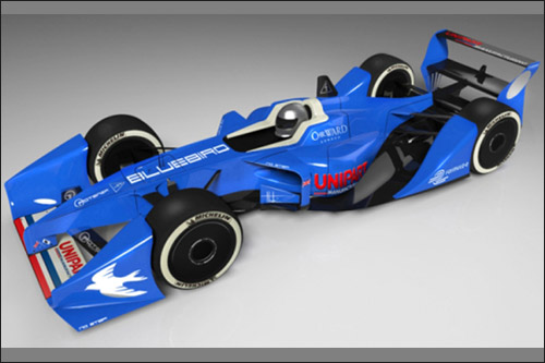 Проект машины Bluebird чемпионата Формулы E