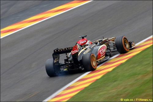 Кими Райкконен в Спа