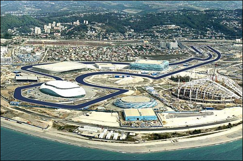 Трасса в Сочи