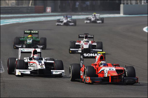 Стефано Колетти и Митч Эванс в Абу-Даби