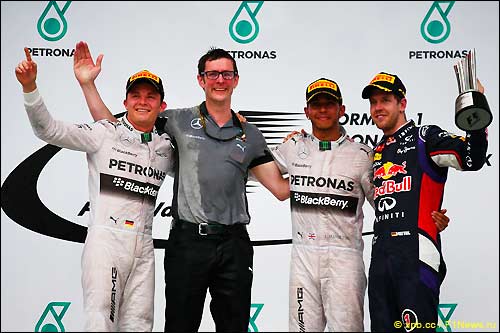 Подиум Гран При Малайзии