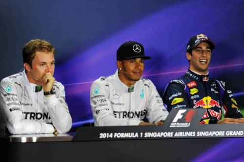Гран При Сингапура. Пресс-конференция в субботу