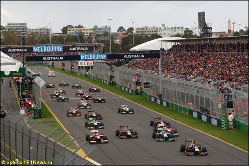 Старт Гран При Австралии