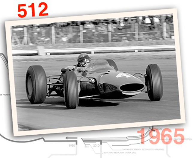 Эволюция ferrari: 512 f1, 1964-1965