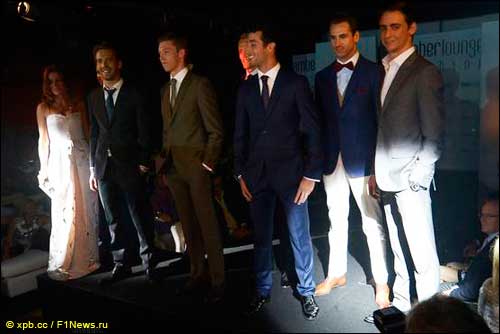 Жан-Эрик Вернь, Даниил Квят, Макс Чилтон, Даниэль Риккардо, Адриан Сутил и Эстебан Гутьеррес