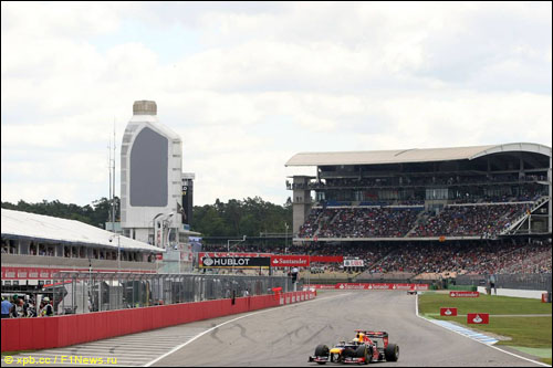 Себастьян Феттель в Хоккенхайме, 2012 год