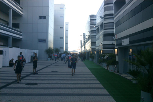 Паддок трассы в Сочи