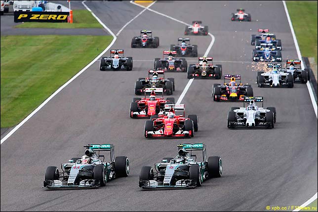 Старт Гран При Японии 2015