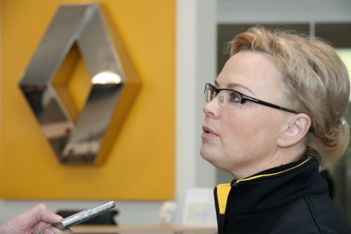 Оксана Косаченко дает интервью для читателей F1News.Ru