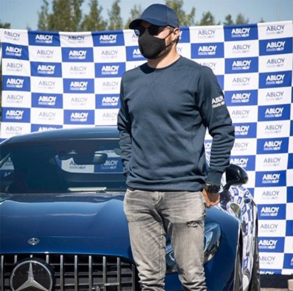 Валттери Боттас во время выступлений на автодроме Ахвенисто