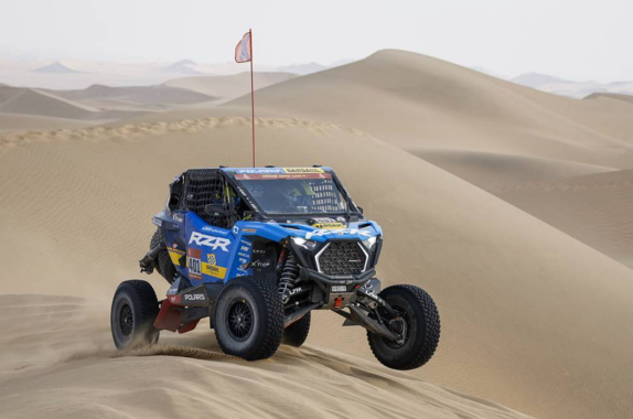 Брок Хегер на дистанции Дакара, пресс-служба ралли-рейда