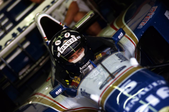 Деймон Хилл за рулём Williams FW17, 1995 год, фото XPB