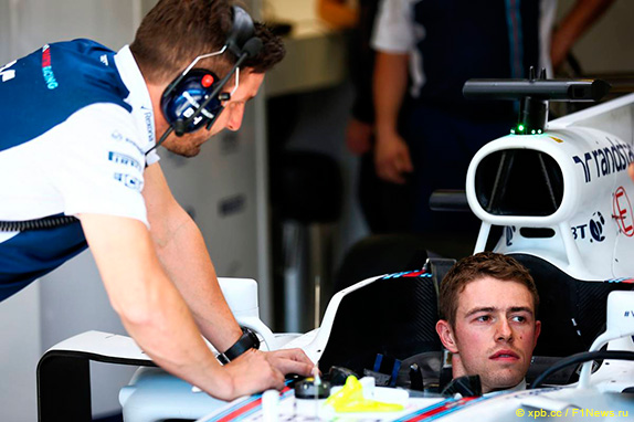 Пол ди Реста за рулём Williams на Гран При Венгрии 2017 года