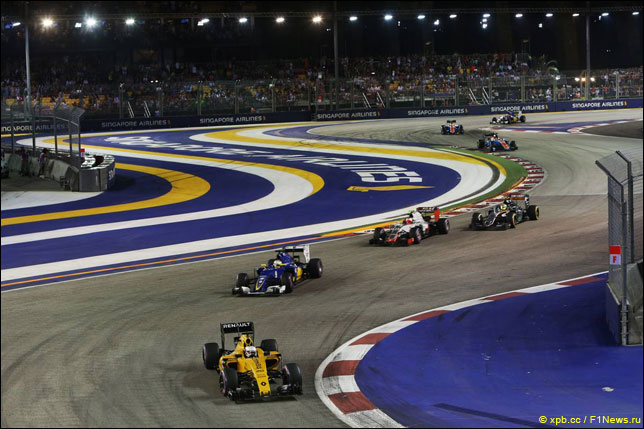 Кевин Магнуссен на Гран При Сингапура