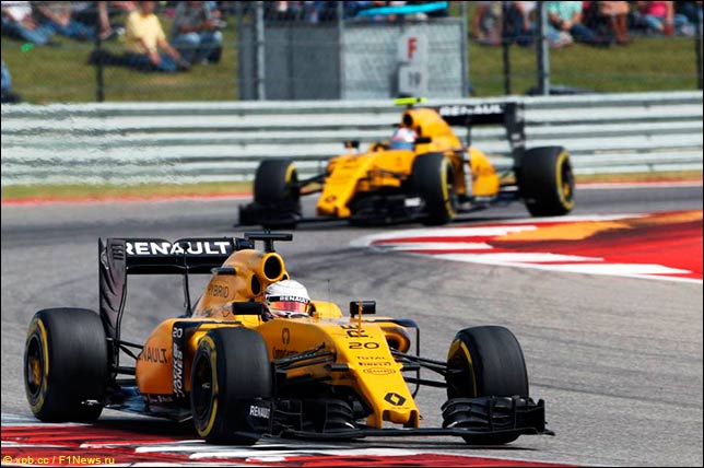 Кевин Магнуссен и Джолион Палмер