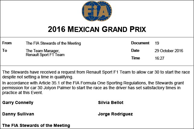 Протокол решения стюардов