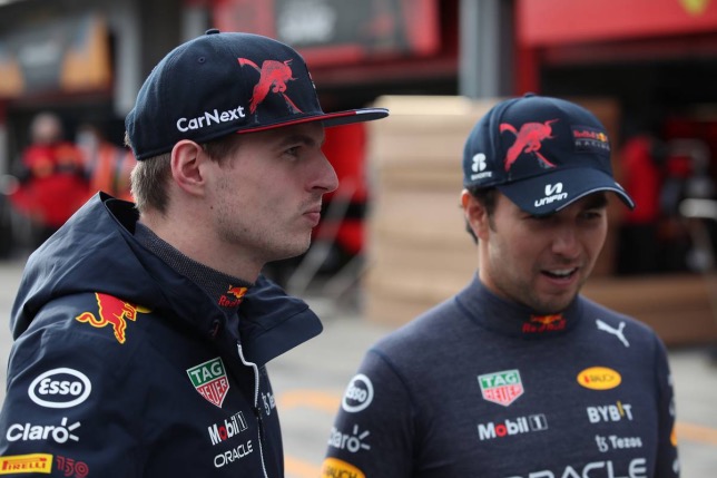 Макс Ферстаппен и Серхио Перес, фото XPB