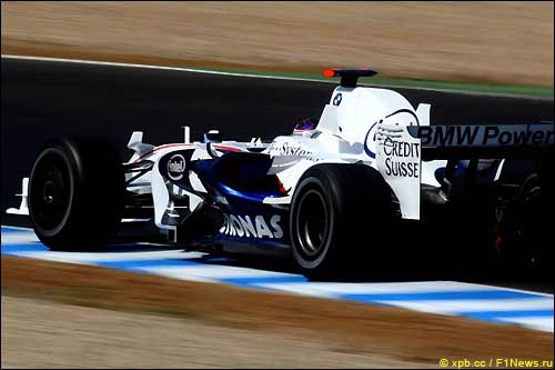 Кристиан Клин на тестах в Хересе