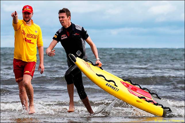 Даниил Квят в Мельбурне