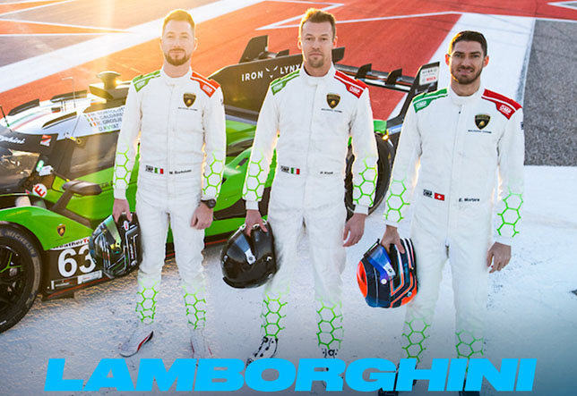 Мирко Бортолотти, Даниил Квят и Эдоардо Мортара