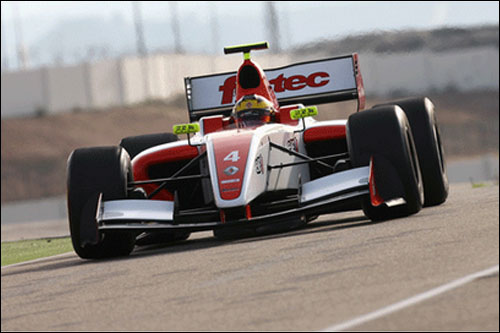 Стоффель Вандорн на тестах WSR в Арагоне