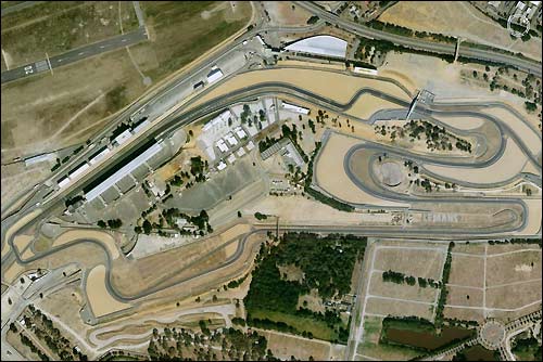Ле-Ман. Вид со спутника