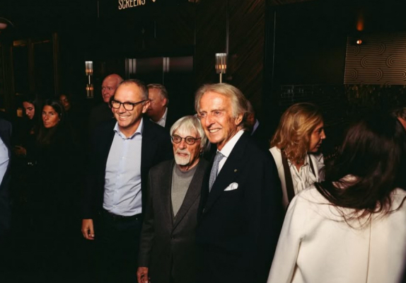 Лука ди Монтедземоло, Стефано Доменикали и Берни Экклстоун, фото из социальных сетей