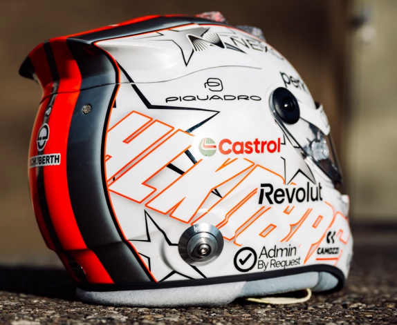 Новый шлем Нико Хюлкенберга, фото из социальных сетей