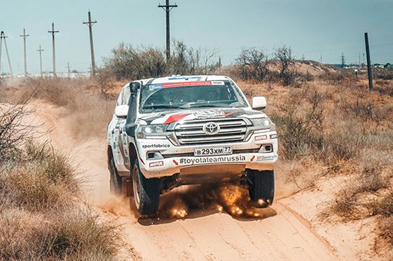 Анастасия Нифонтова на первом этапе ралли-рейда Шёлковый путь-2018. Фото Алессио Коррадини